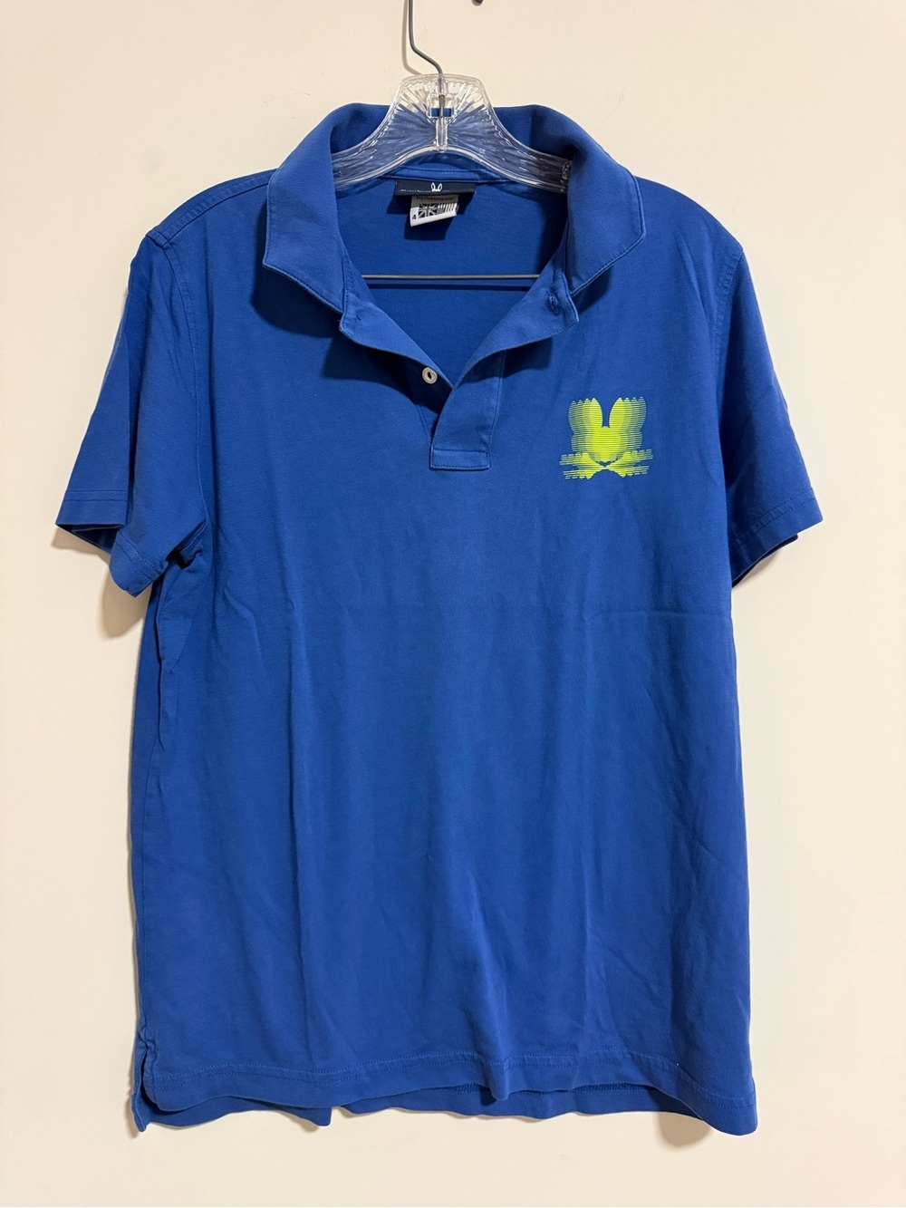 Psycho Bunny Blue Nile Turing Polo. Size 4 =S. Very Good Condition.